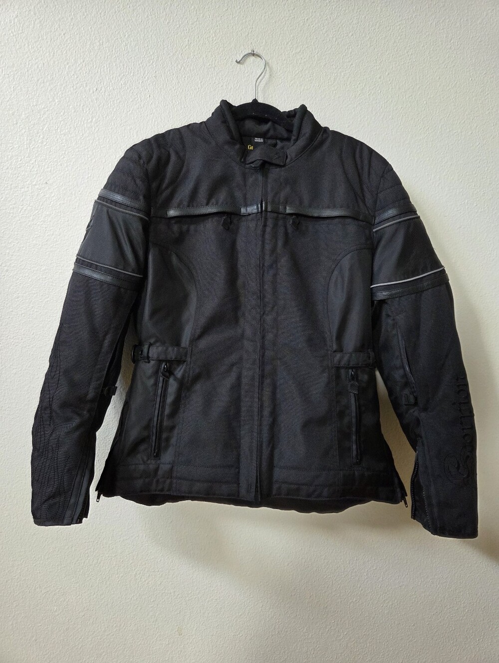 Scorpion EXO Women's Motorcycle Jacket Size Large Black Waterproof